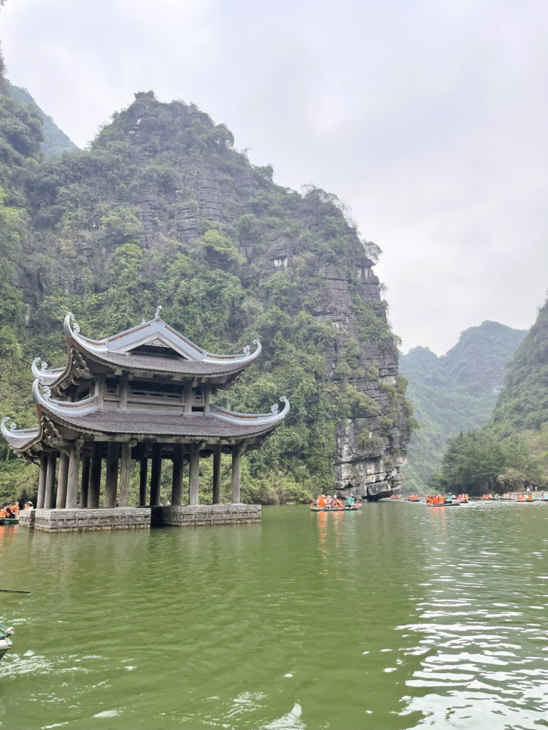 Trang An river tour near Ninh Binh