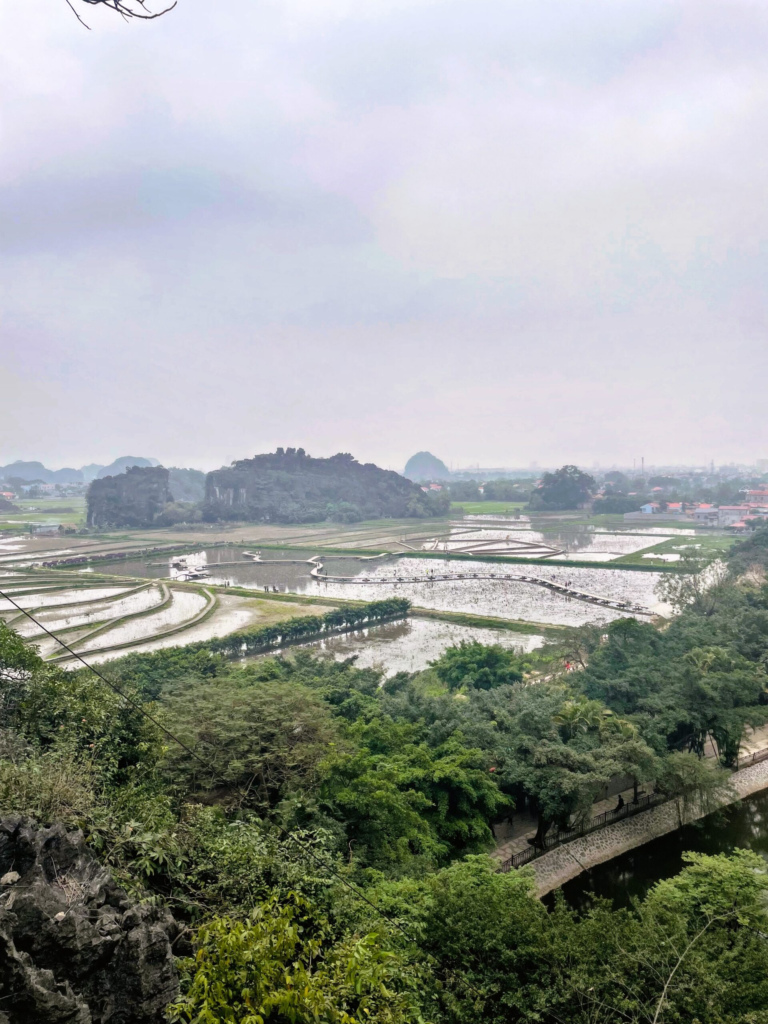 over looking Tam Coc area at Hang Mua - part of out Ninh Binh tour