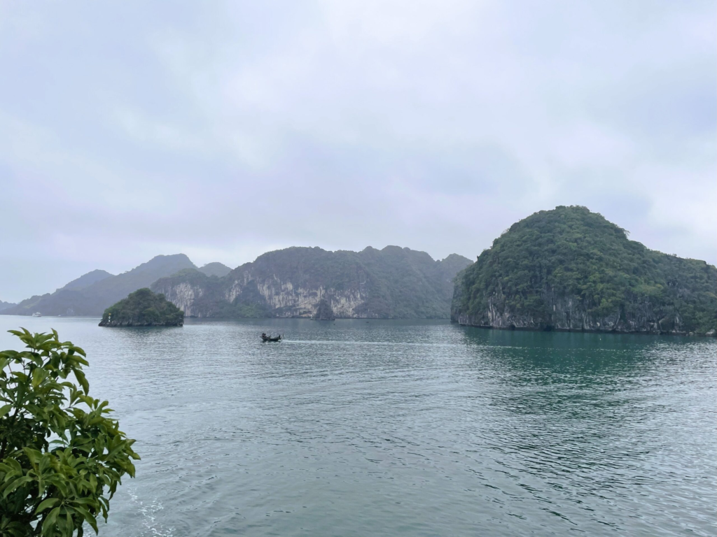 view of Ha Long Bay from the boat - part of our Ninh Binh tour
